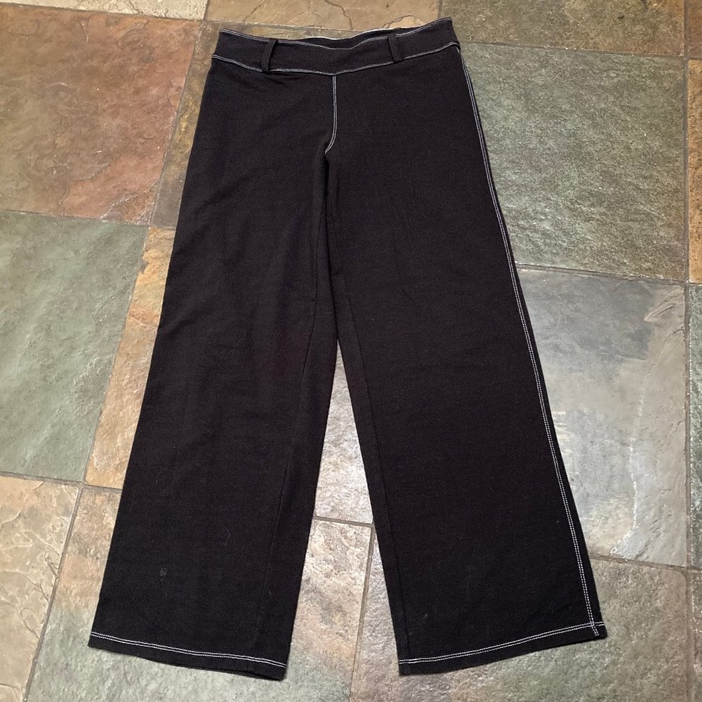 MARIKA Black Large Cotton Blend Workout Pants